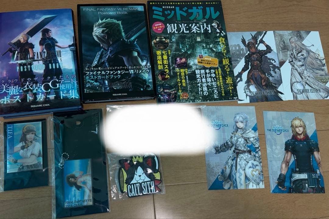 ff7 最终幻想7 明信片艺术书