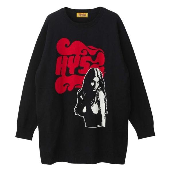 ＨＹＳＴＥＲＩＣ ＧＬＡＭＯＵＲ ヒステリックグラマー FLAME WOMAN編込 ニット ０１２５３NS０３９