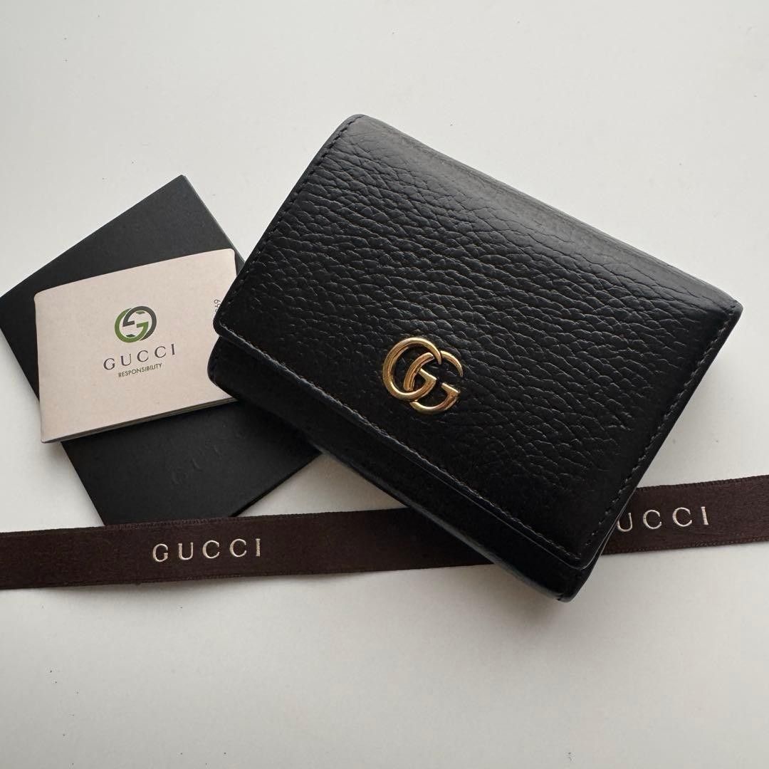 【限定价】620 GUCCI 古驰 马蒙特 三折钱包