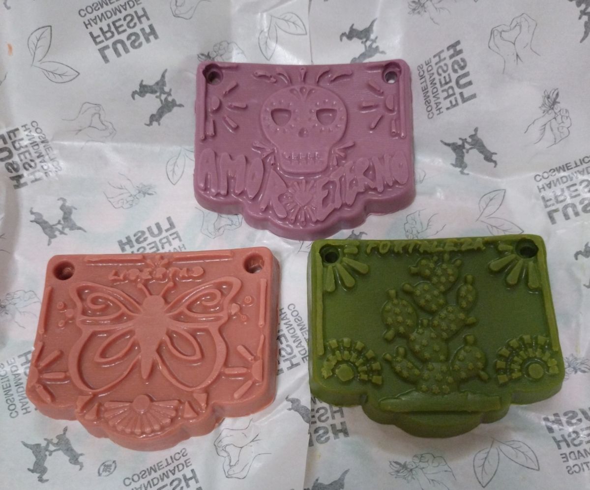 LUSH Rush肥皂3件套墨西哥图案