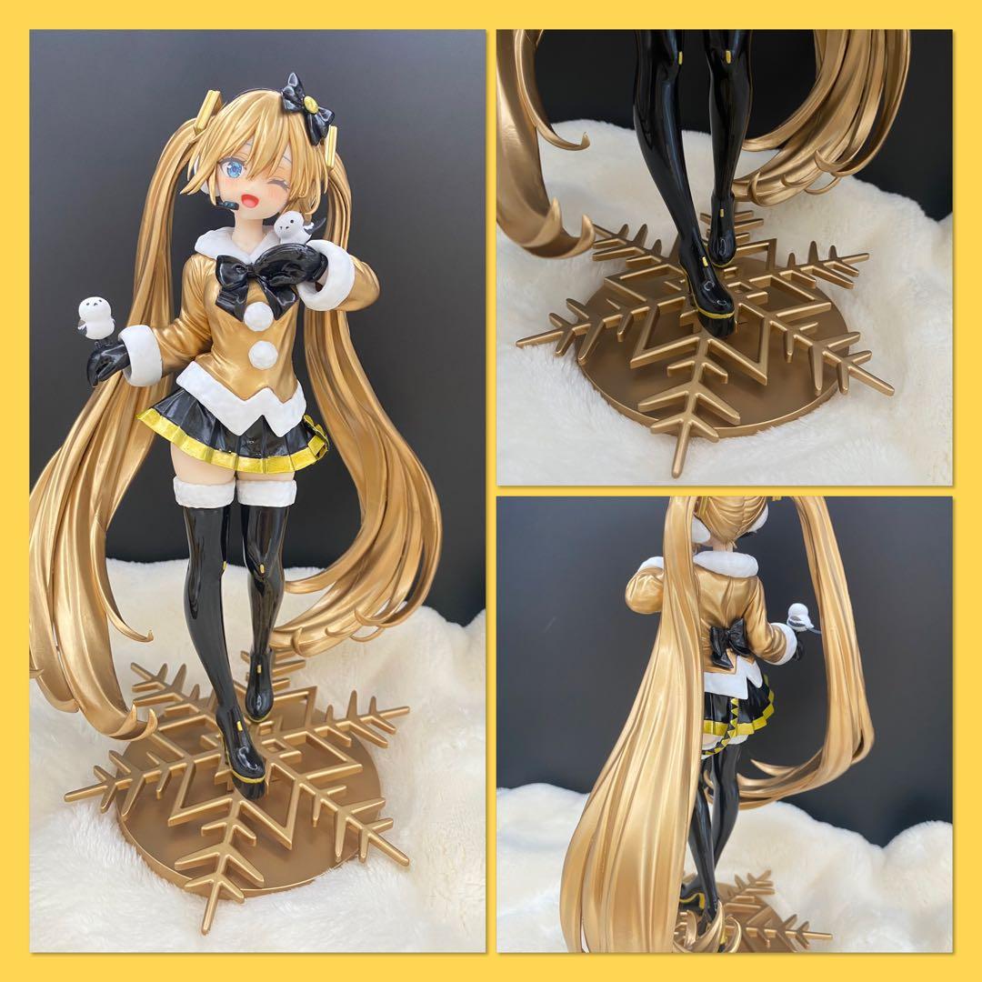 初音未来 手办 重涂 金色版