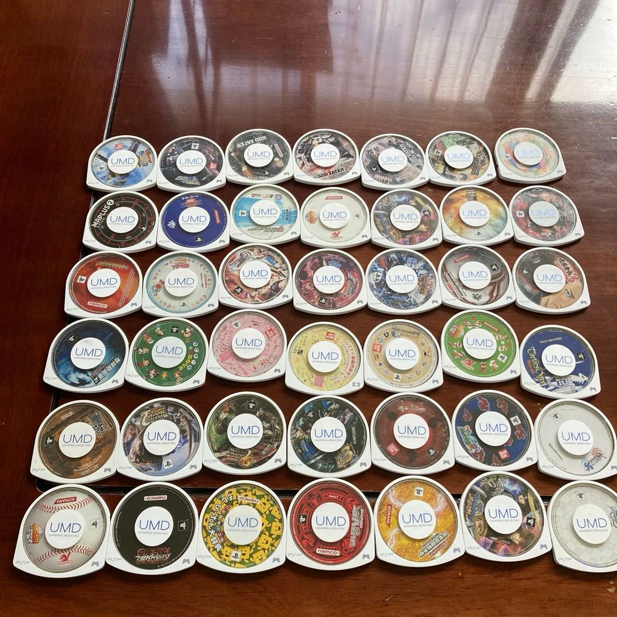 42 PSP software titles; all untested for functionality