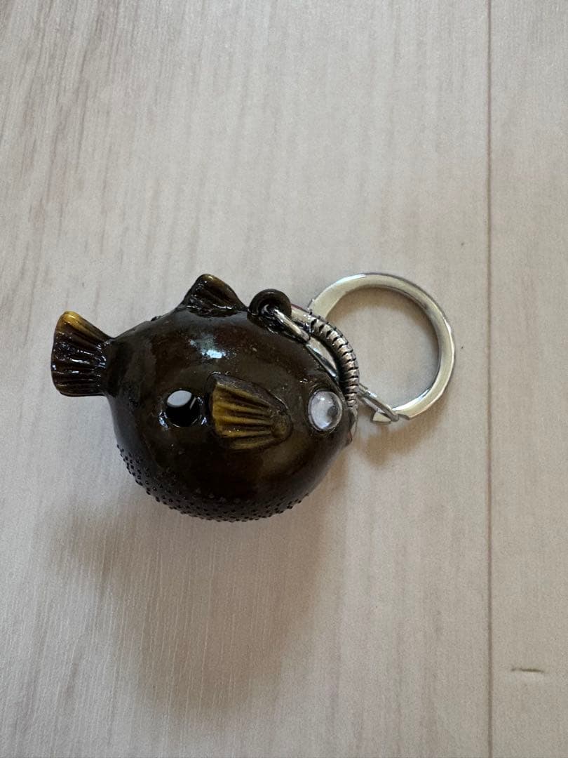 Pufferfish Fish Figure Keychain