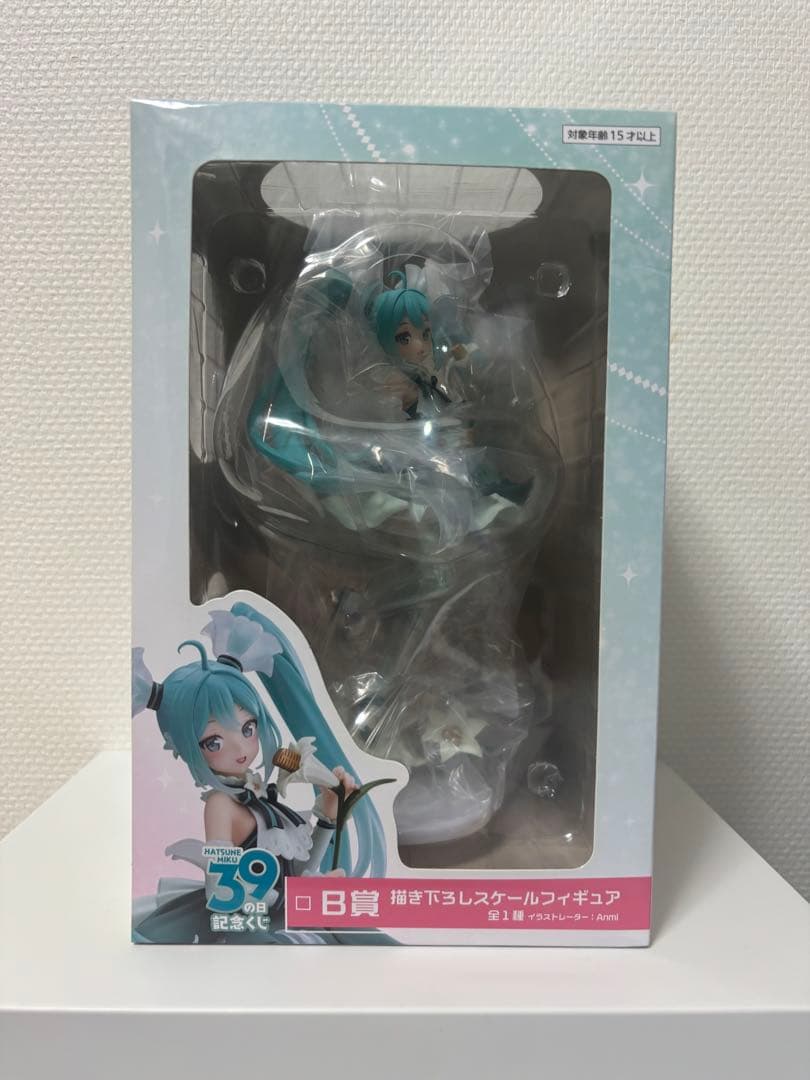 未开封‼︎ 39周年纪念抽奖 绘制全新比例手办 初音未来 Anmi