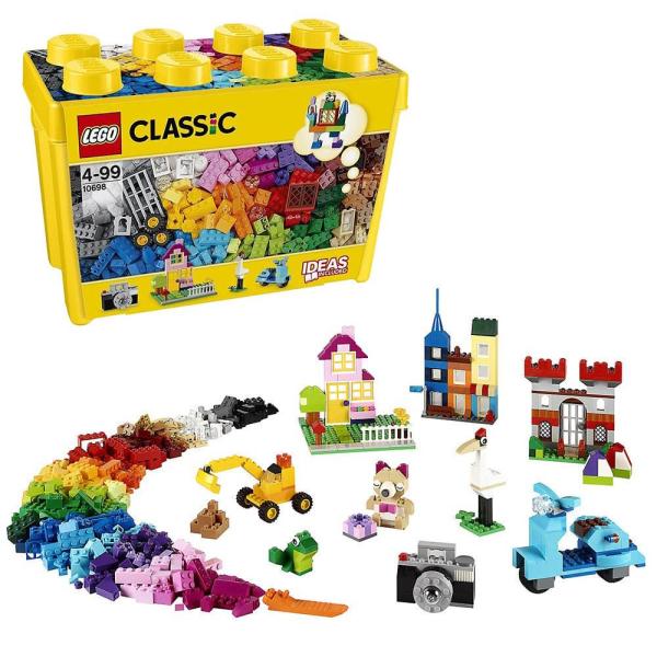 乐高 LEGO 经典系列 黄色创意盒 <特别版> 10698 玩具 生日礼物 积木 益智 4岁 5岁 6岁