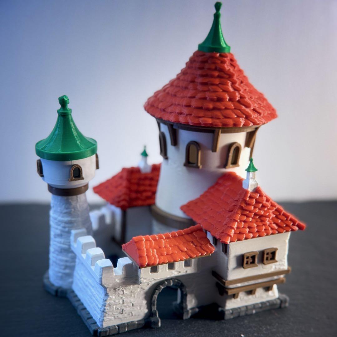 Castle Miniature Model Diorama Building Figure