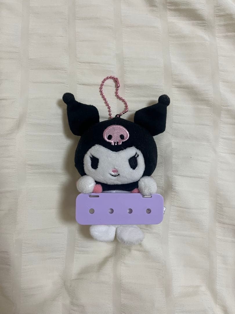 Sanrio Maipachirun Kuro-mi Mascot Holder with Letter Parts