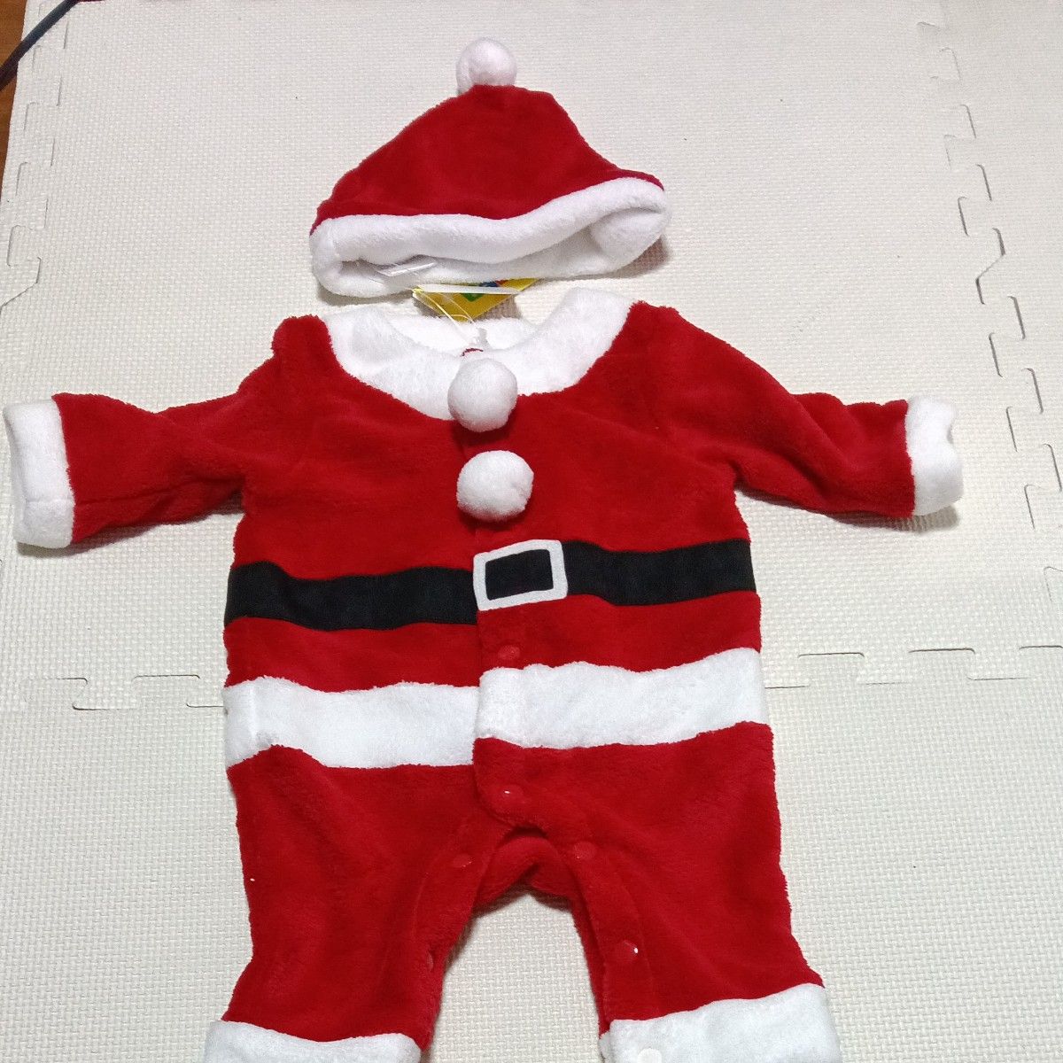 Baby Santa Romper with Hat Christmas Costume 60–70 cm