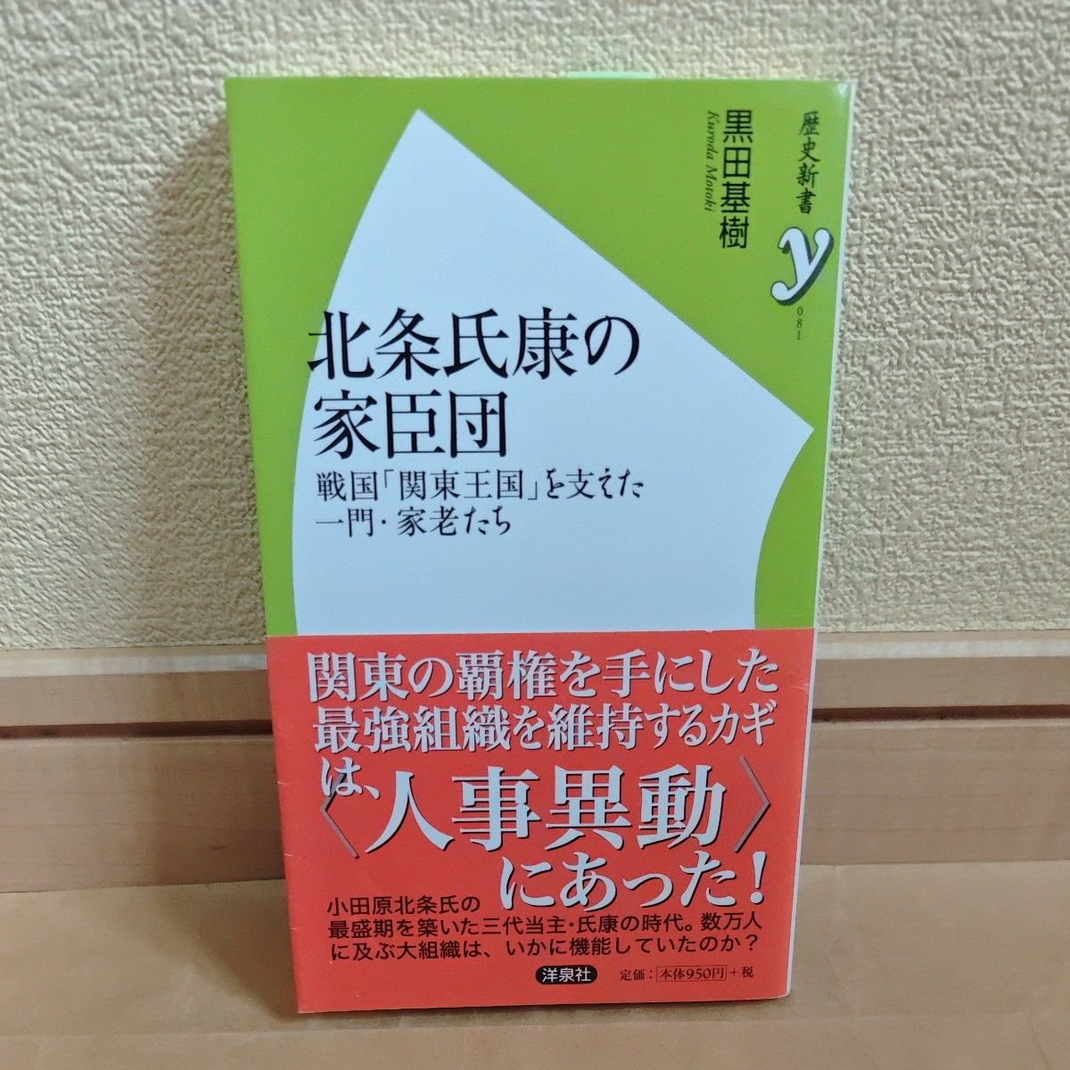 北条氏康の家臣団 戦国「関東王国」を支えた一門・家老たち (歴史新書y 081) 黒田基樹/著