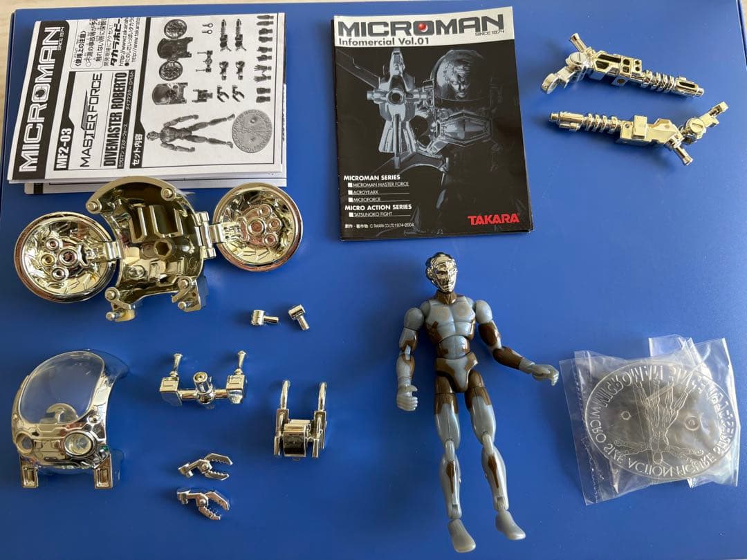 【配件与说明书齐全】Micro Man Master Force Dive Master Roberto