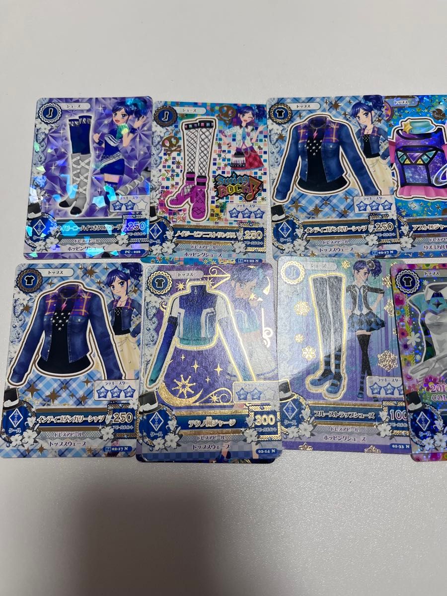 Aikatsu Cards, Bundle Sale, Set of 12, Lucky Star, Tops, Shoes