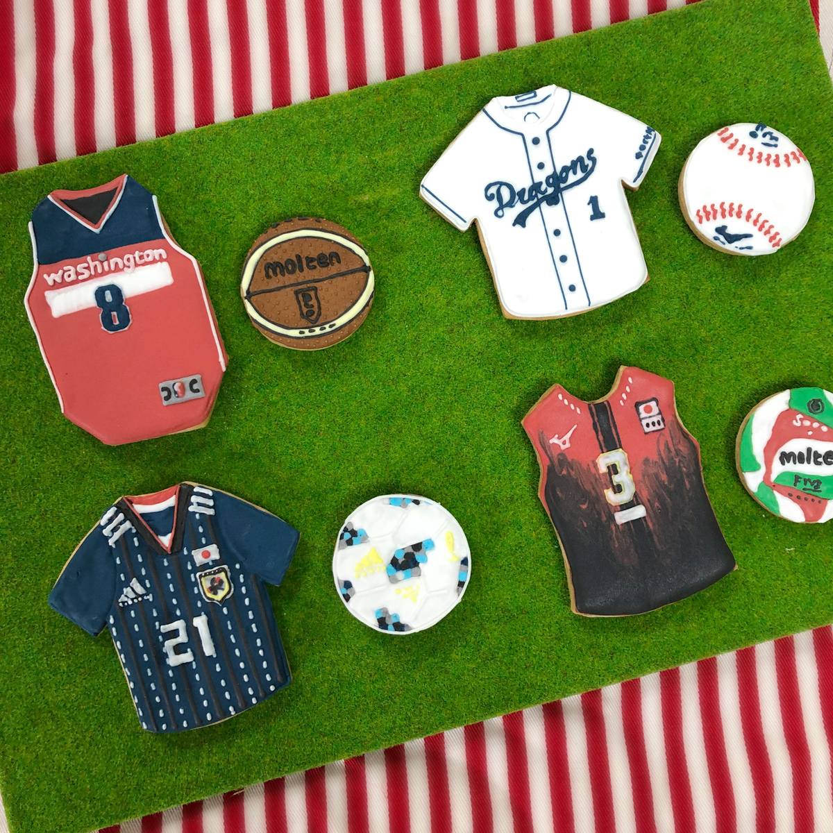 【队服饼干⚽⚾🏀🏐🏓🏉】姓名和背号免费添加♪