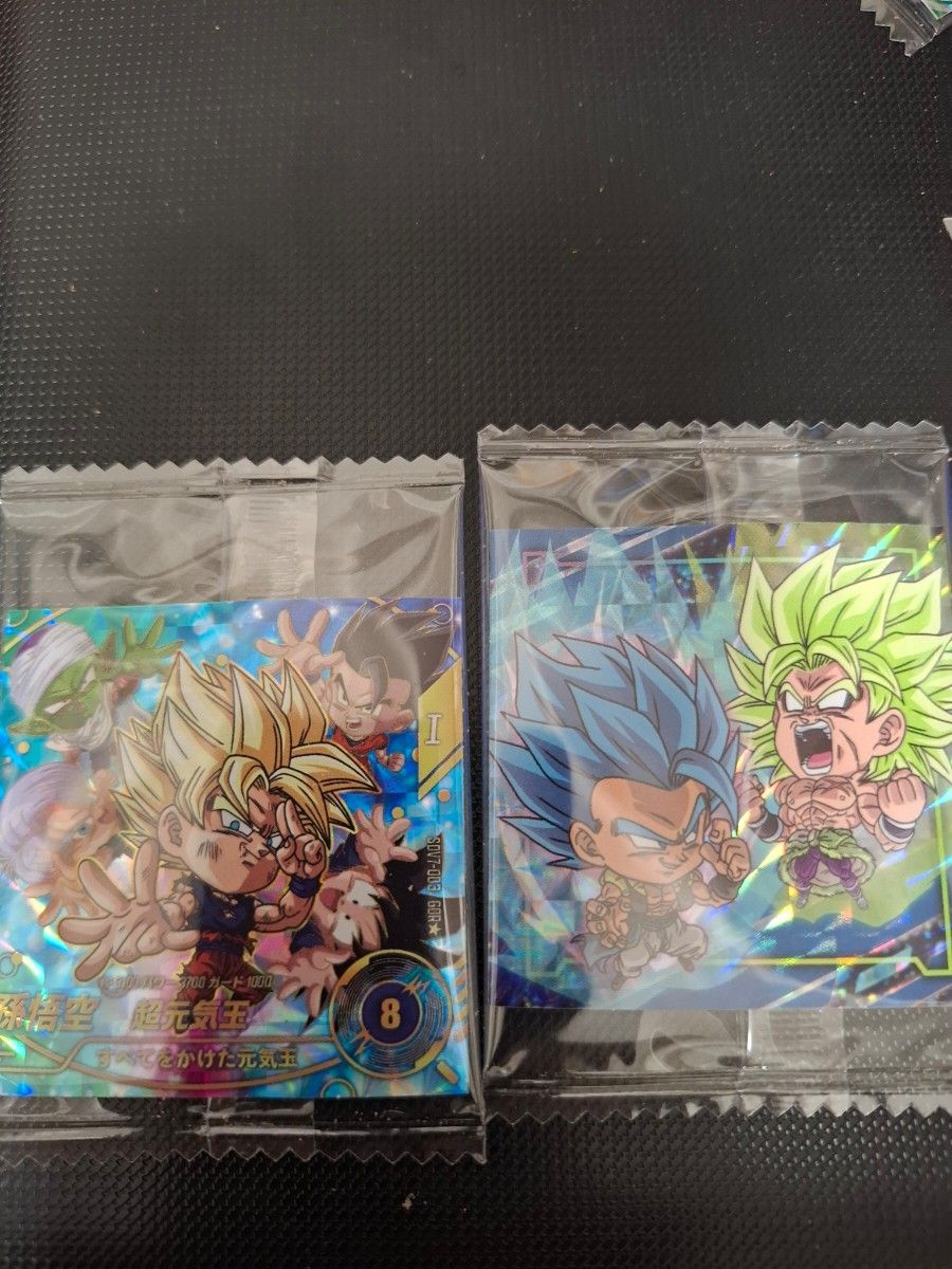 七龙珠超战士密封晶圆孙悟空超元气玉gojita broly 2枚套装
