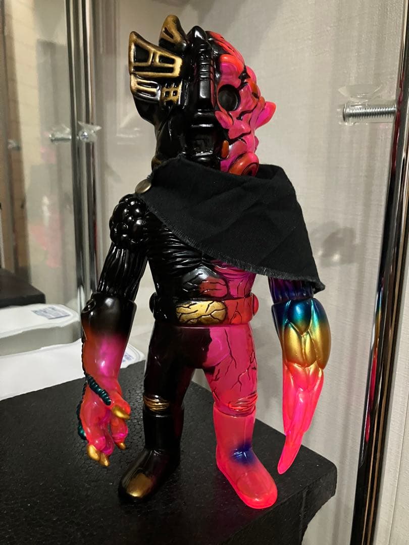 リアルヘッド 真頭玩具 シカマァク シカ魔シン 10th クリアピンク ソフビ
