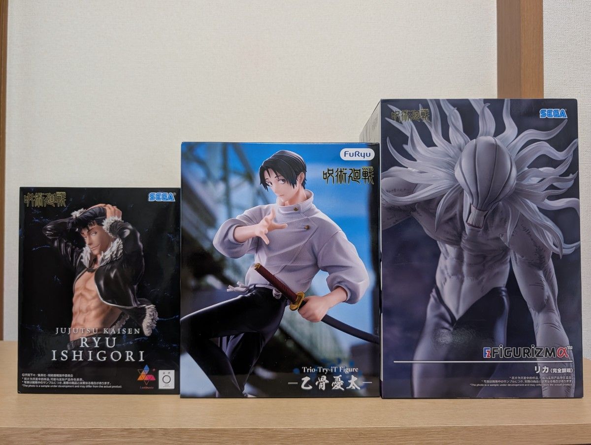 Jujutsu Kaisen Figure 3-Piece Set: Yuta Okkotsu, Rika, Ishiryu