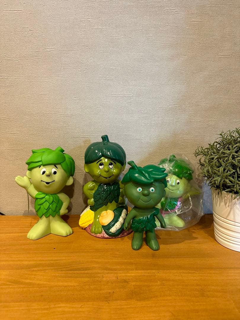 Rare Little Green Sprout Green Giant Vintage 80s Set