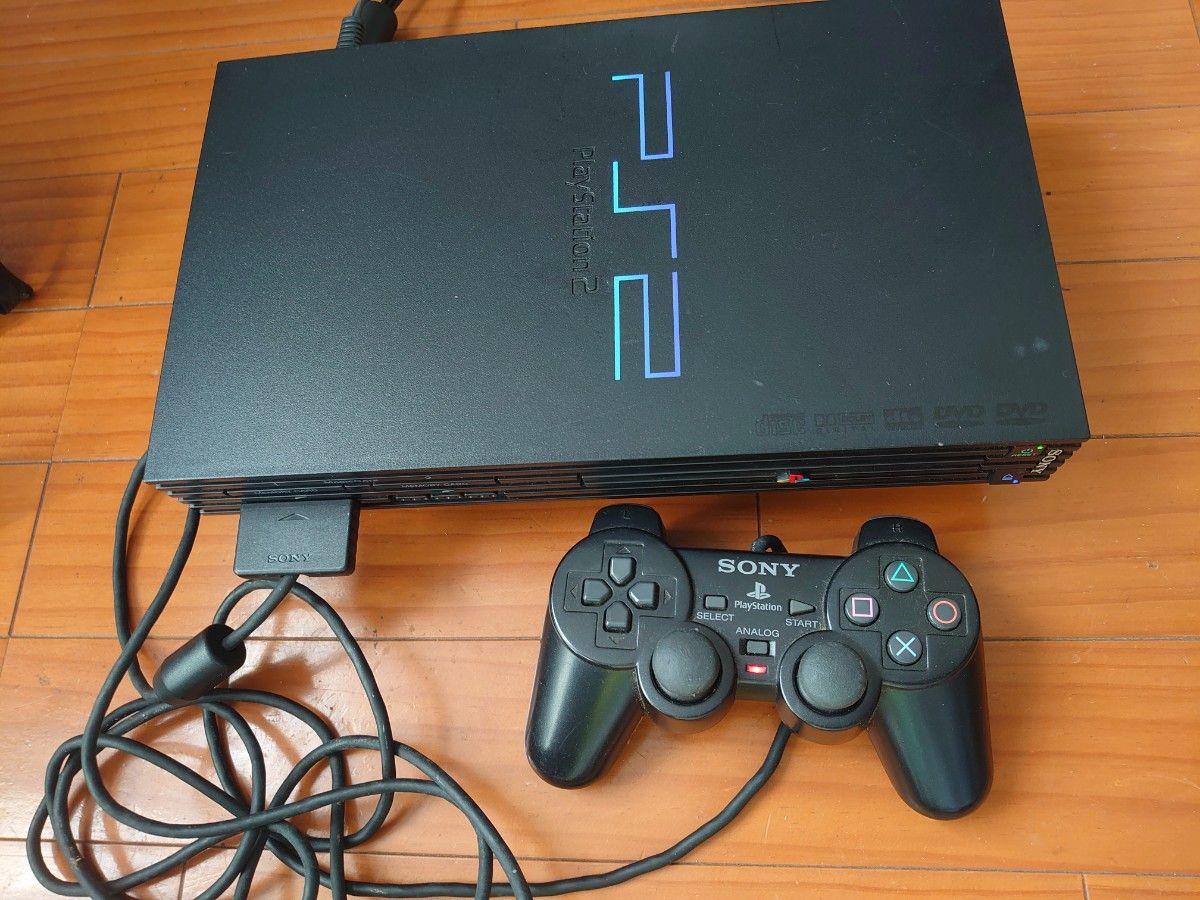 SONY PS2 主机 SCPH-10000 /无包装盒/配件 VER1.00 /功能测试 OK