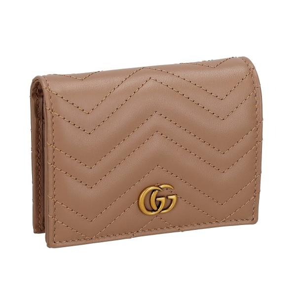 GUCCI 466492 dtd1 t 5729米色双折钱包女士