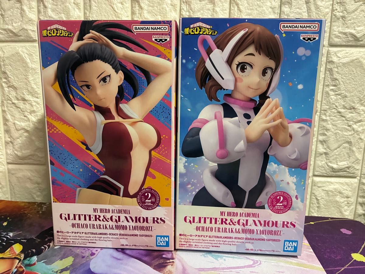 【箱未开封】我的英雄学院丽日茶子八百万GLITTER GLAMOURS花样滑冰