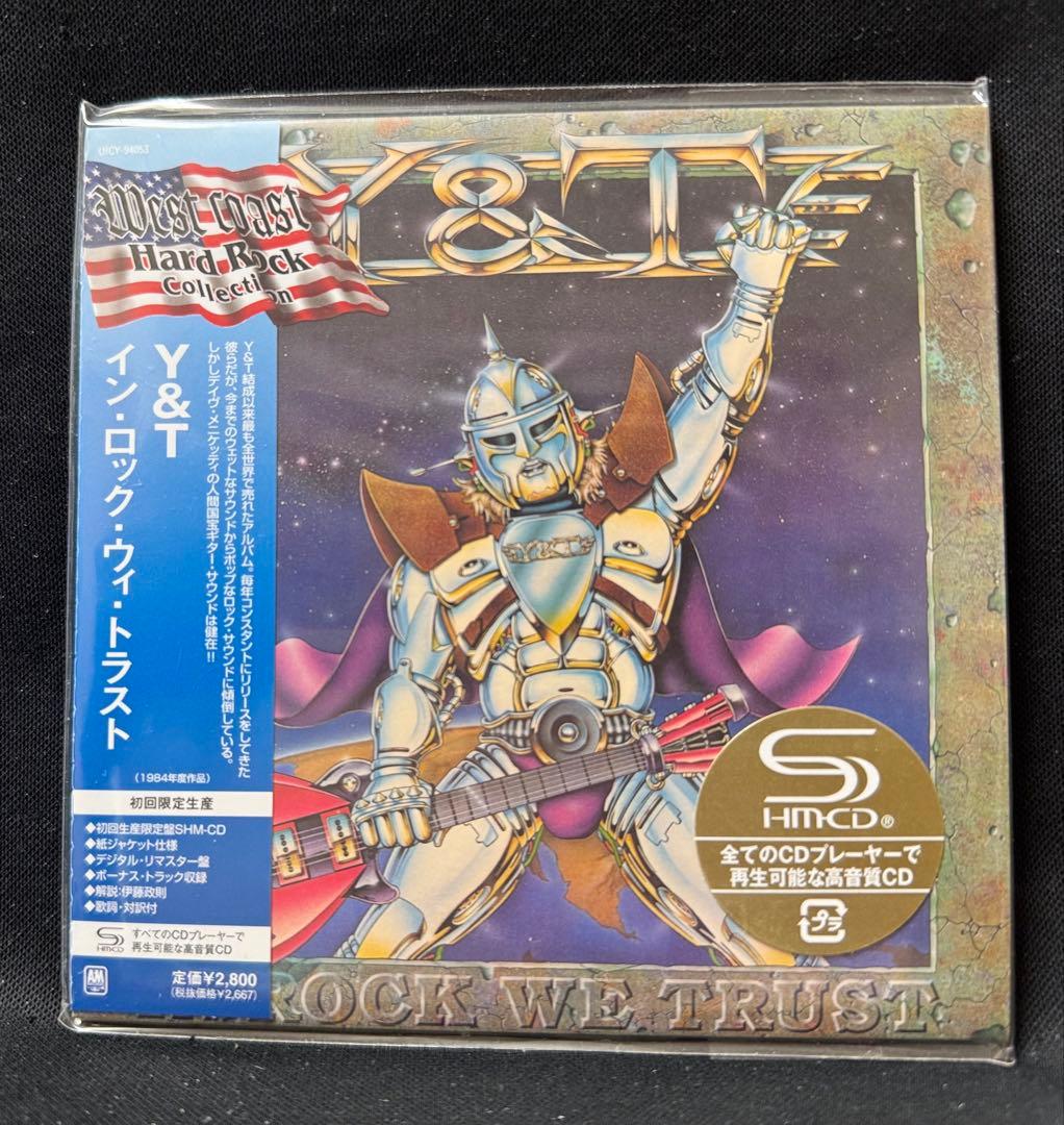 Y & T in lock with trast【日本盘SHM-CD & 纸套】废盘
