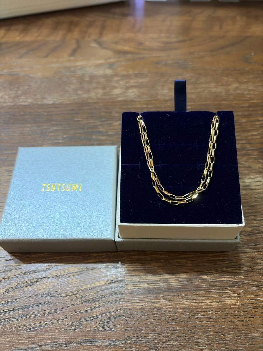 珠宝筒美 K18 黄金夹链