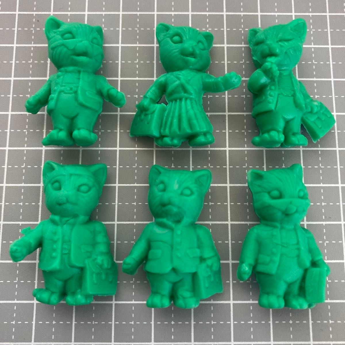 Nameneko Character Eraser Set - Retro Showa Era Goods