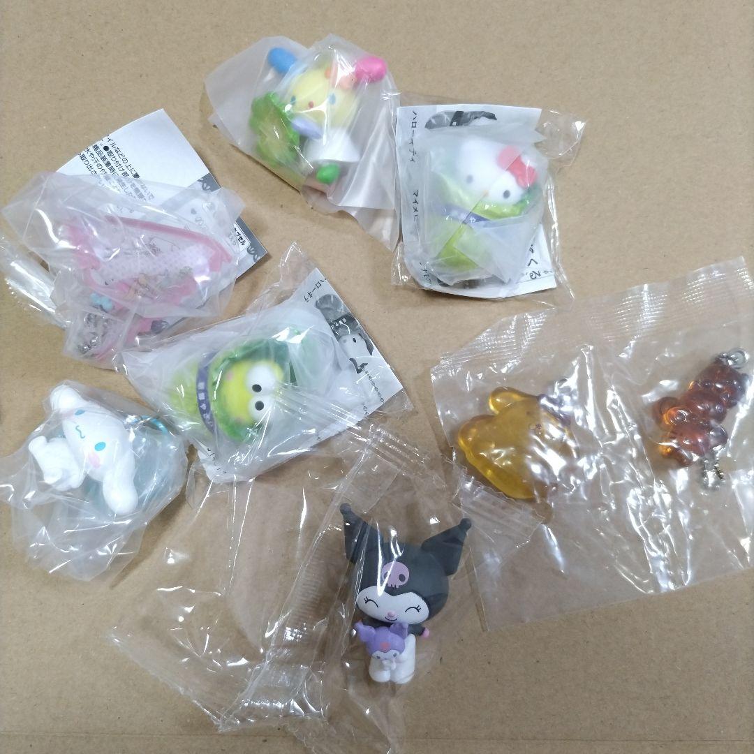 Sanrio Characters Mascot Key Chain Set of 7