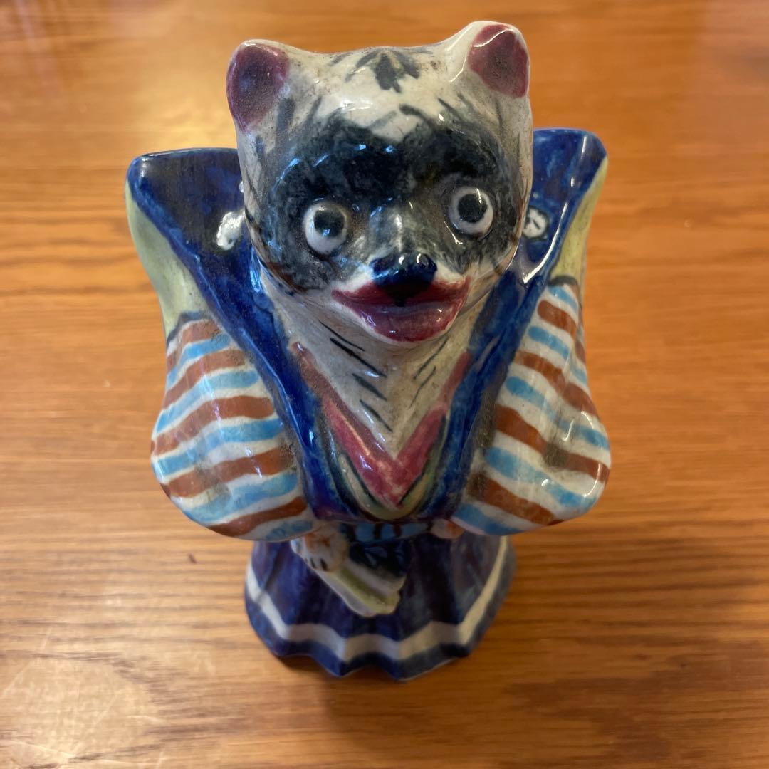 Shigaraki Koson Figurine Shigaraki-yaki Kyoto-yaki Kutani-yaki Mino-tanuki Raccoon Dog