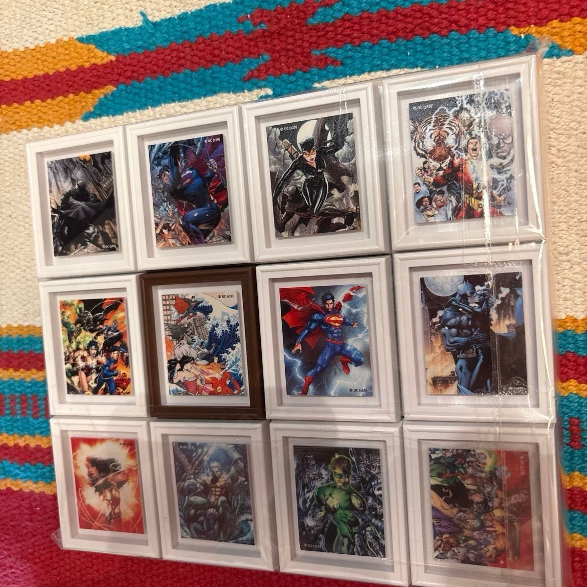 DC COMICS FLAME MAGNET 框架磁铁 24个・全套 完整套装 漫画