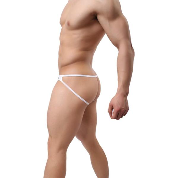 【平行进口商品】MuscleMate 男士 T型丁字裤 G弦裤 舒适 内衣 护裆带 男士 内衣 US 尺码: Medium 颜色