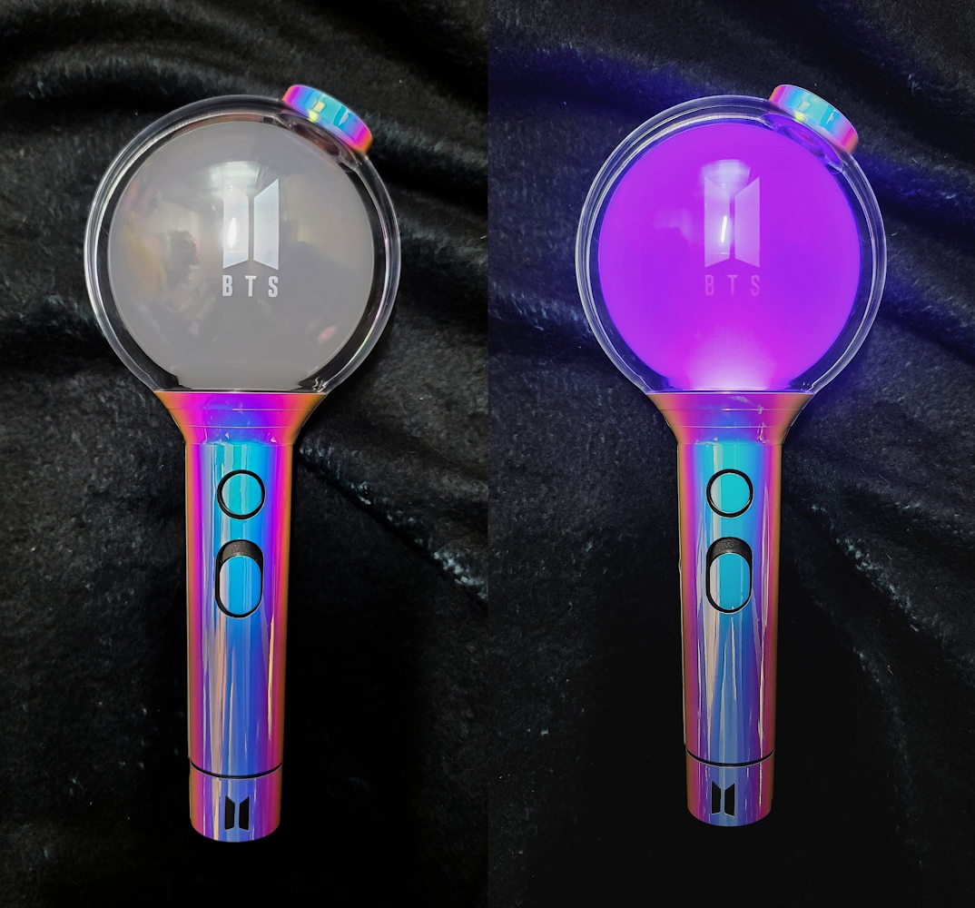 ☀︎含运费☀︎ BTS 阿米炸弹专用 装饰贴纸 笔灯 盖子 贴纸 闪粉贴片 粉色系 韩国 보라해 방탄소년단