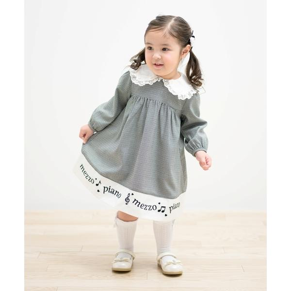 连衣裙音符连衣裙布鲁默塞特儿童服装女孩