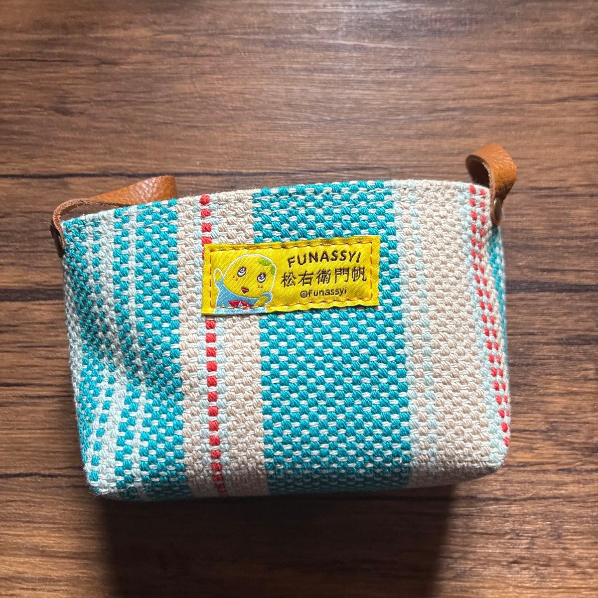 Funashishi-Matsuemon Sails Collaboration Multi-border Pouch