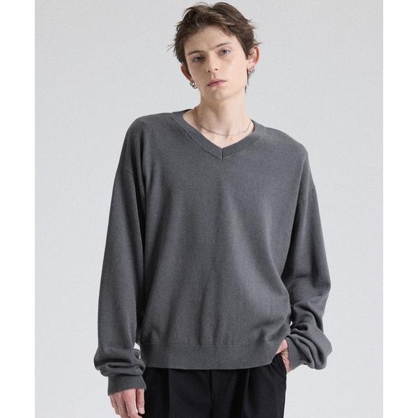 セーター ニット 「Parts Lab.」Basic Cotton Linen Kint PO / ベーシックコットンリネンニットプルオーバー メンズ レディース