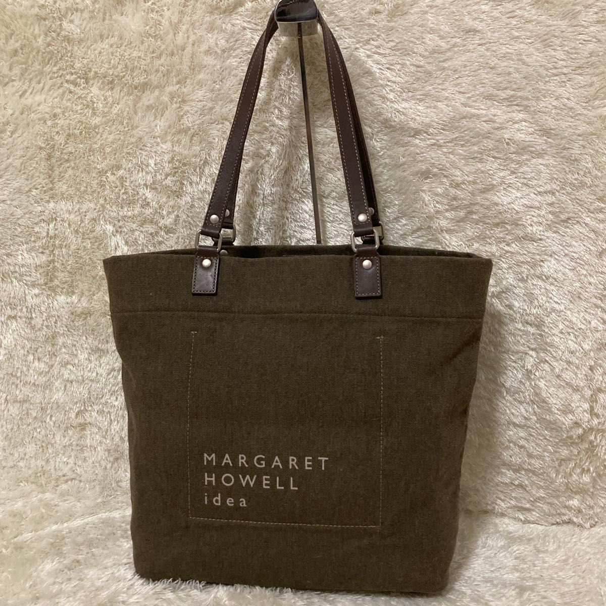 極美品 MARGARET HOWELL マーガレットハウエルアイデア トートバッグ