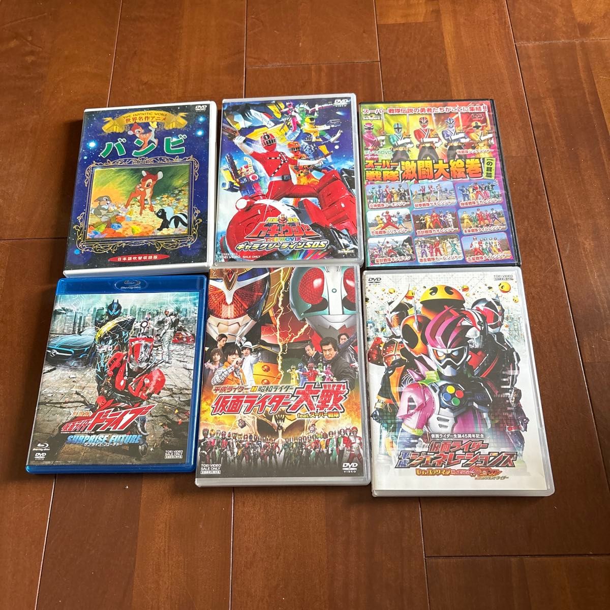 假面骑士 超级战队 DVD・蓝光6碟套装 整套出售