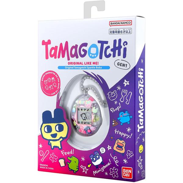 Original Tamagotchi Sparkle Boba原创鸡蛋闪闪发光Boba | BANDAI万代鸡蛋玩具本体