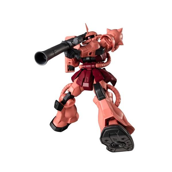 GUNDAM UNIVERSE《机动战士高达》MS-06S CHAR'S ZAKU II (夏亚专用扎克II) RENEWAL (涂装后的可动花样)