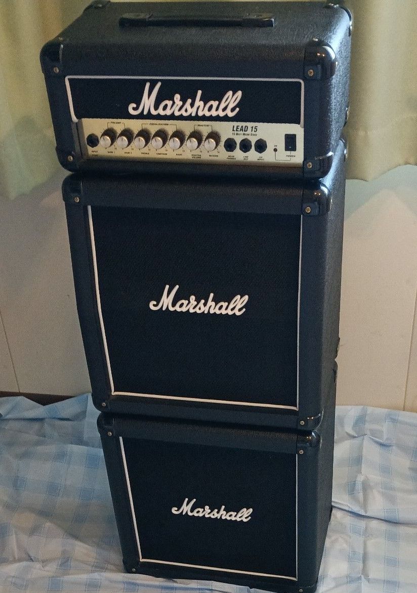 Marshall LEAD 15 迷你堆叠吉他音箱 3层组合