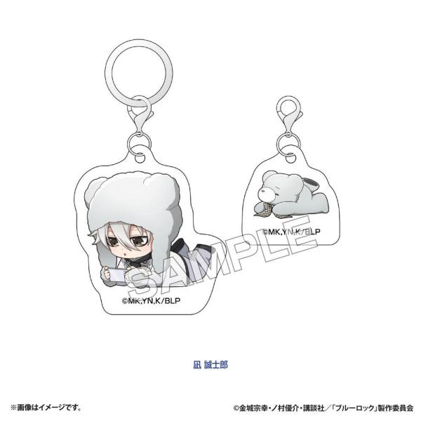 2026年12月发售 [周边商品]/蓝色锁链 ぷちべあ 亚克力马克笔挂饰套装（凪诚士郎）【アイアップ】