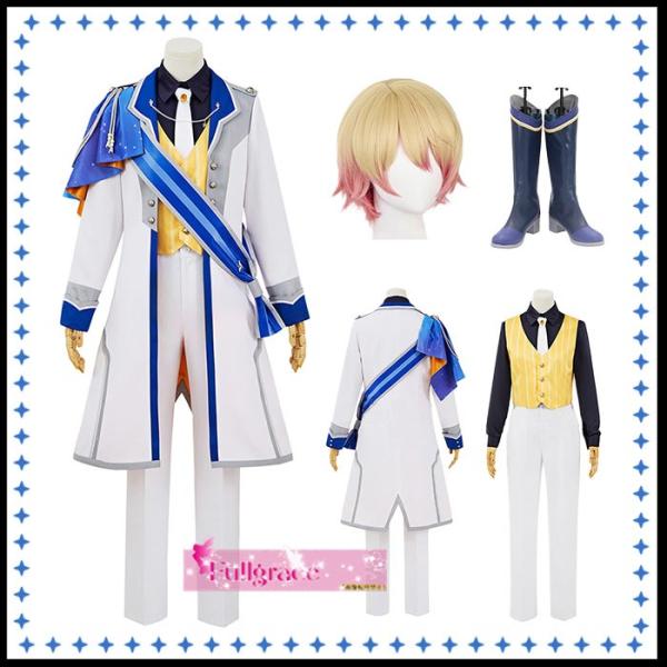 Project SEKAI Colorful Stage! feat. Hatsune Miku 3rd Anniversary Wonderlands x Showtime Tsukasa Tenma Cosplay Costume with Wig and Optional Boots