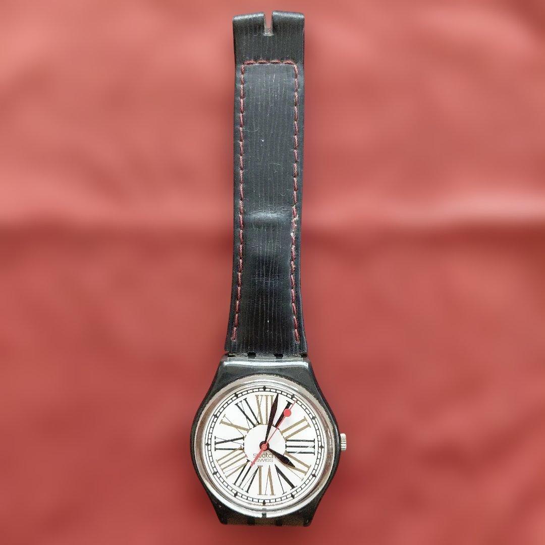 Swatch Analog Watch White/Black