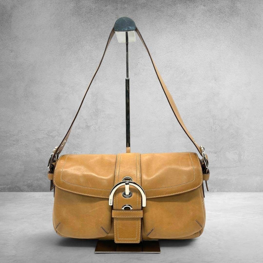 希少 COACH コーチ ソーホー バックル ワンショルダーバッグ y2k