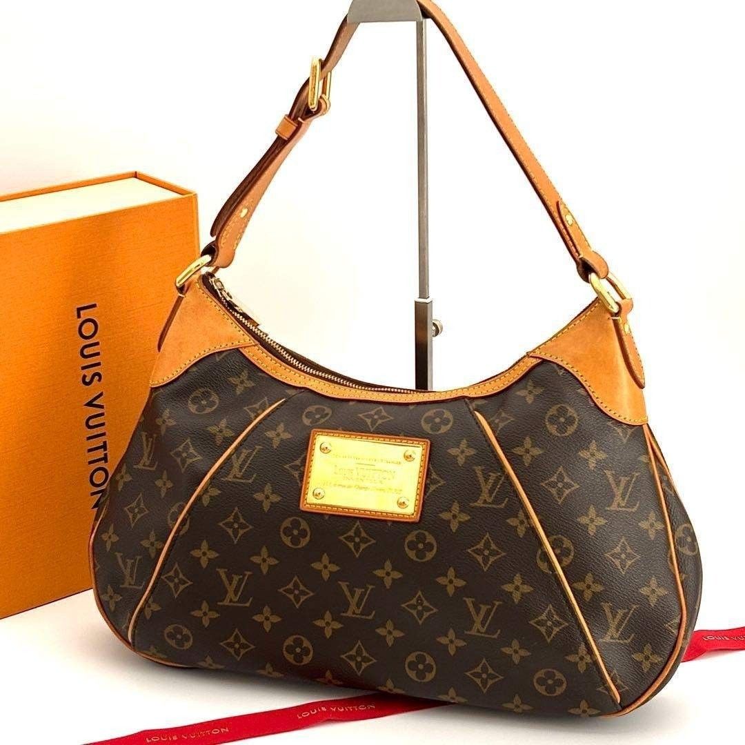 路易威登 泰晤士GM 老花 单肩包 棕色 斜挎包 LOUIS VUITTON 时尚