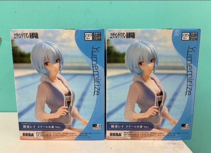 ヱヴァンゲリヲン新劇場版 綾波レイ スクール水着 Ver. フィギュア 2個
