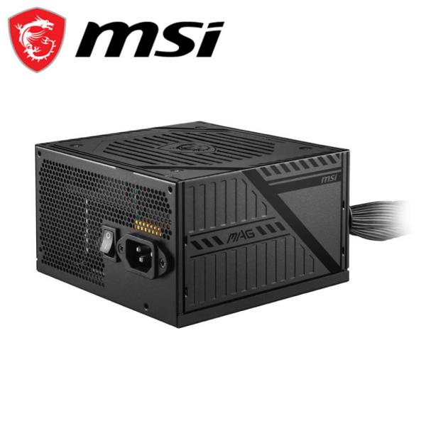 MSI | MSI MAG A650BNL (黑色) 采用扁平型电缆，搭载120mm静音风扇的制造商5年保证MAG A650BNL退货类别B