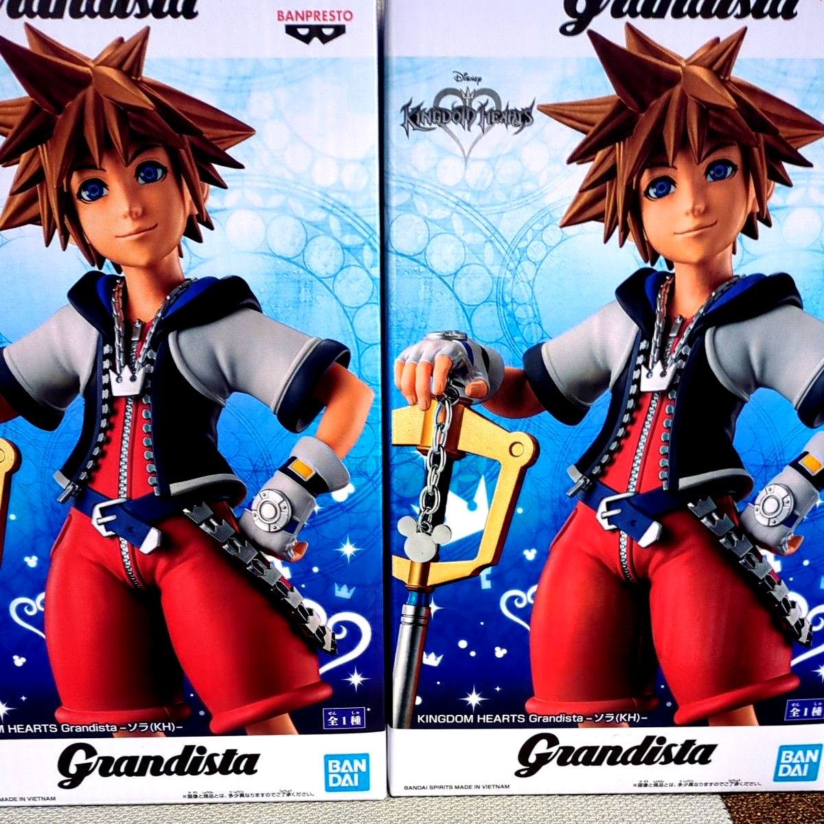 未拆封!今日发货! KINGDOM HEARTS Grandista 索拉手办2件套