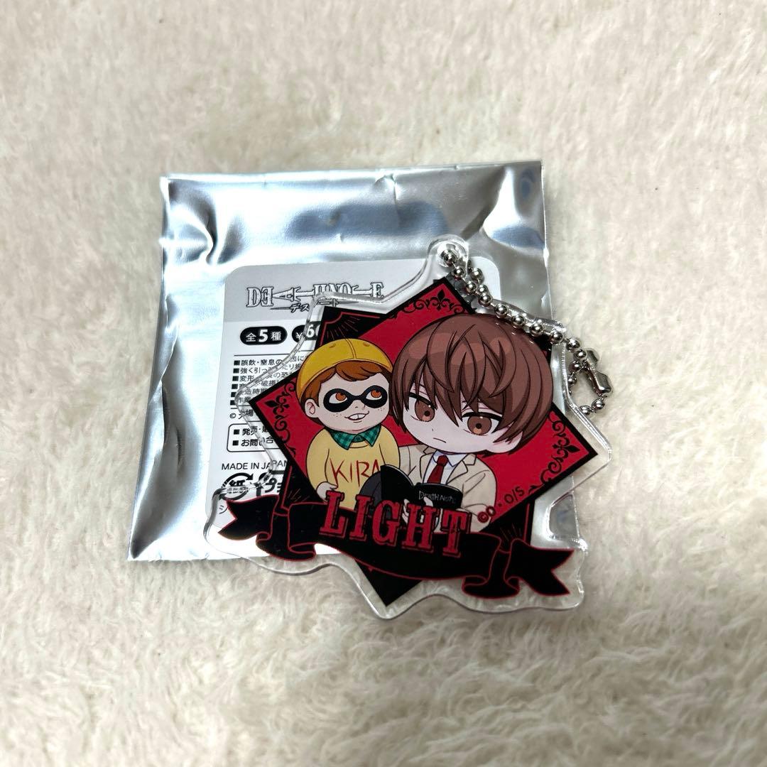 DEATH NOTE Acrylic Keychain, Finger Puppet Version, Light Yagami