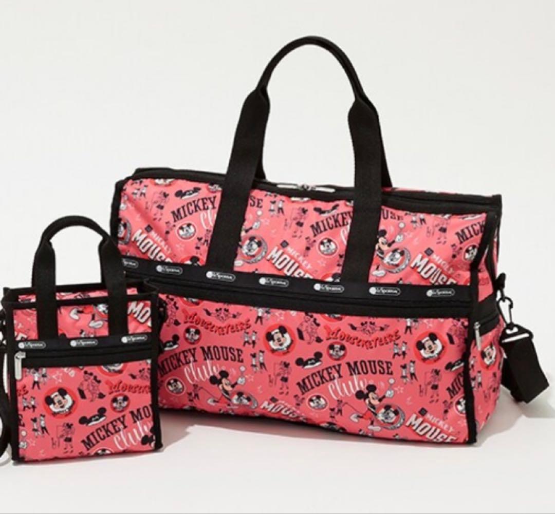 Lesportsac 迪士尼100 米奇波士顿包 全新 稀有贵重款 旅行