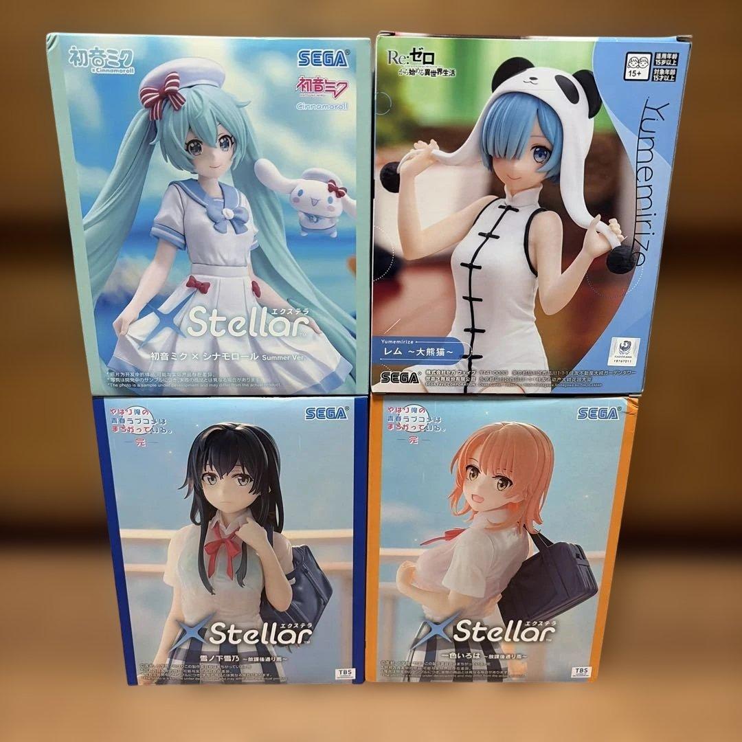 【未开封】人气美少女奖品手办 4体套装 打包出售